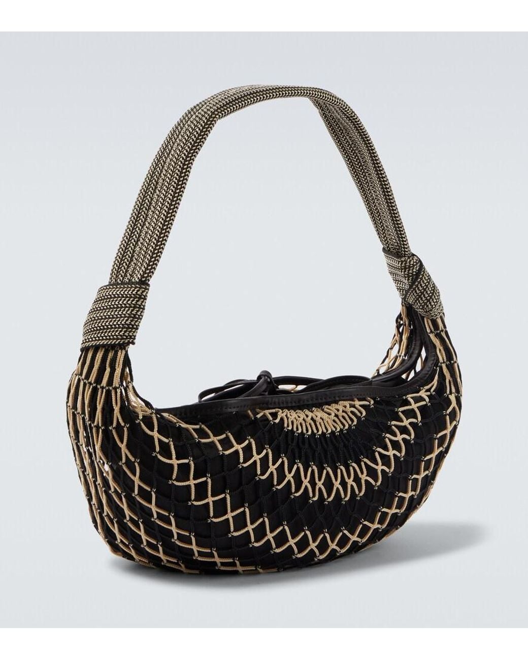 Lemaire Black X Filt Fortune Croissant Shoulder Bag for men