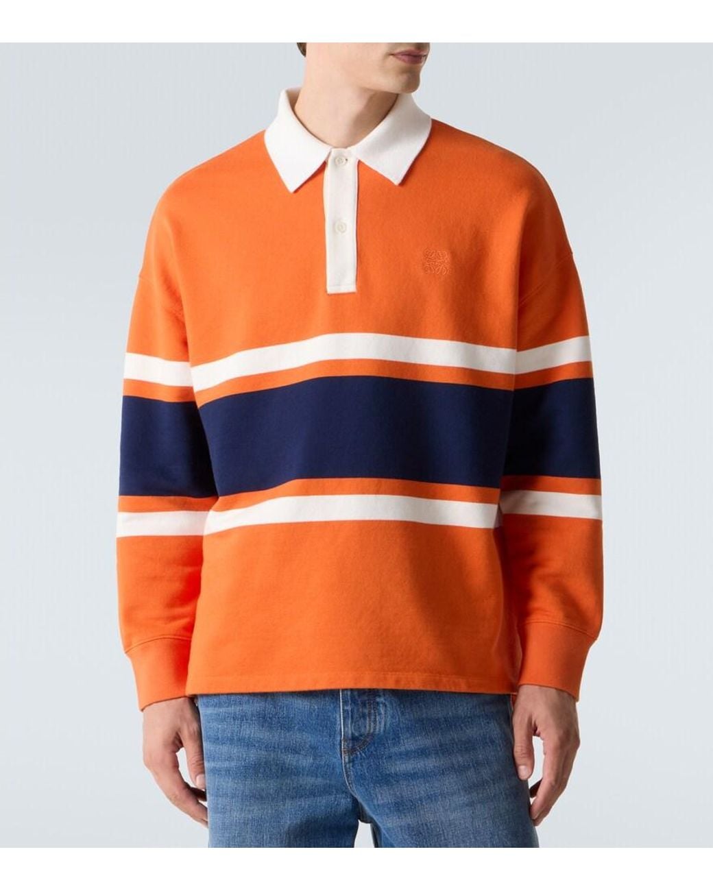 Loewe Orange Anagram Polo for men