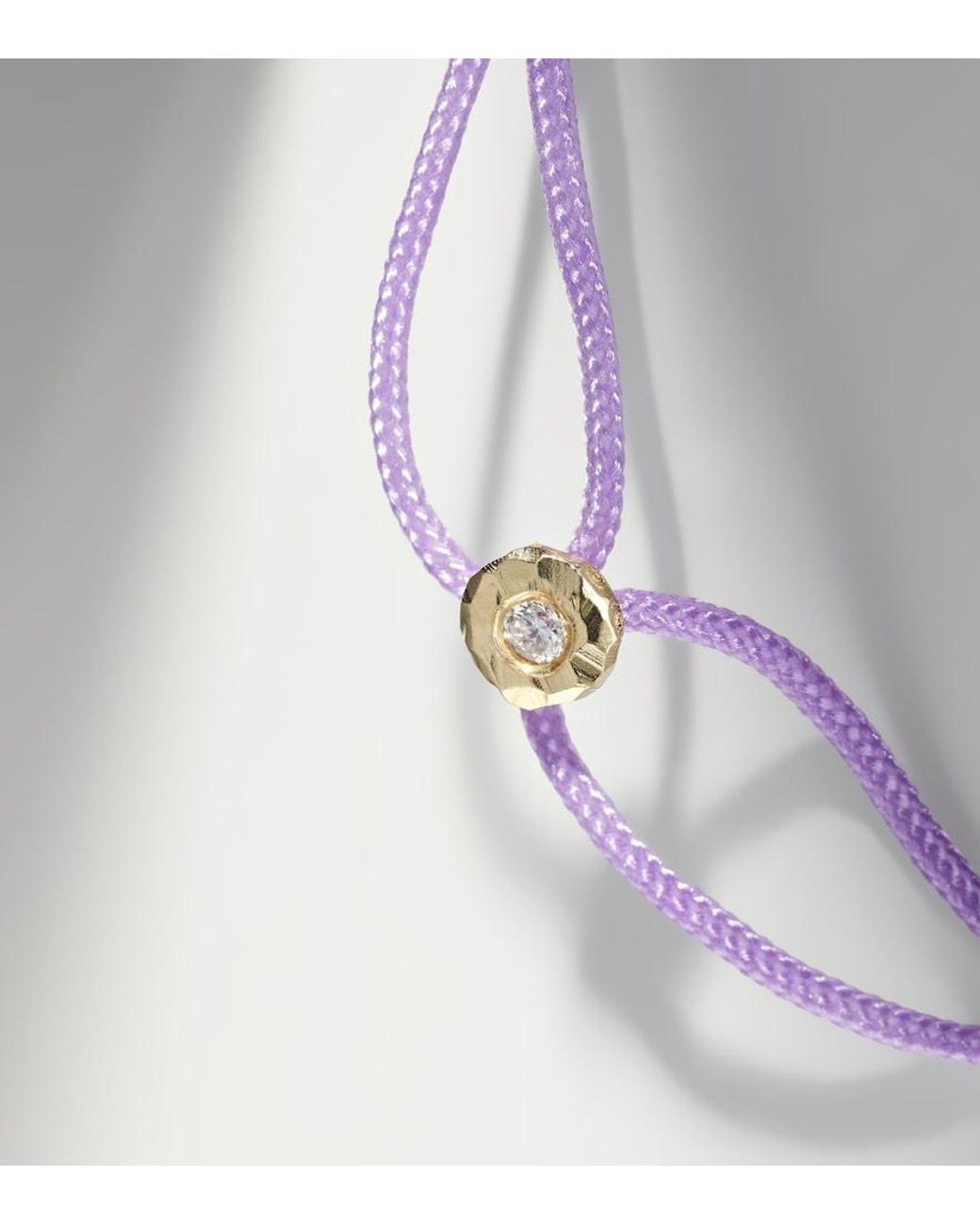 Octavia Elizabeth Metallic Parachute Nesting Gem 18Kt Bracelet With Diamond