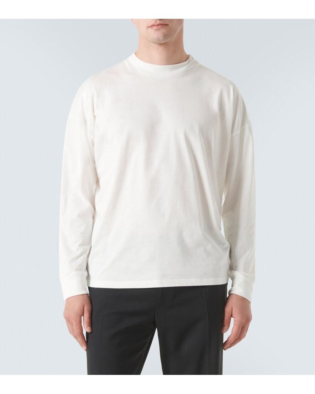 The Row White Drago Cotton Sweatshirt for men