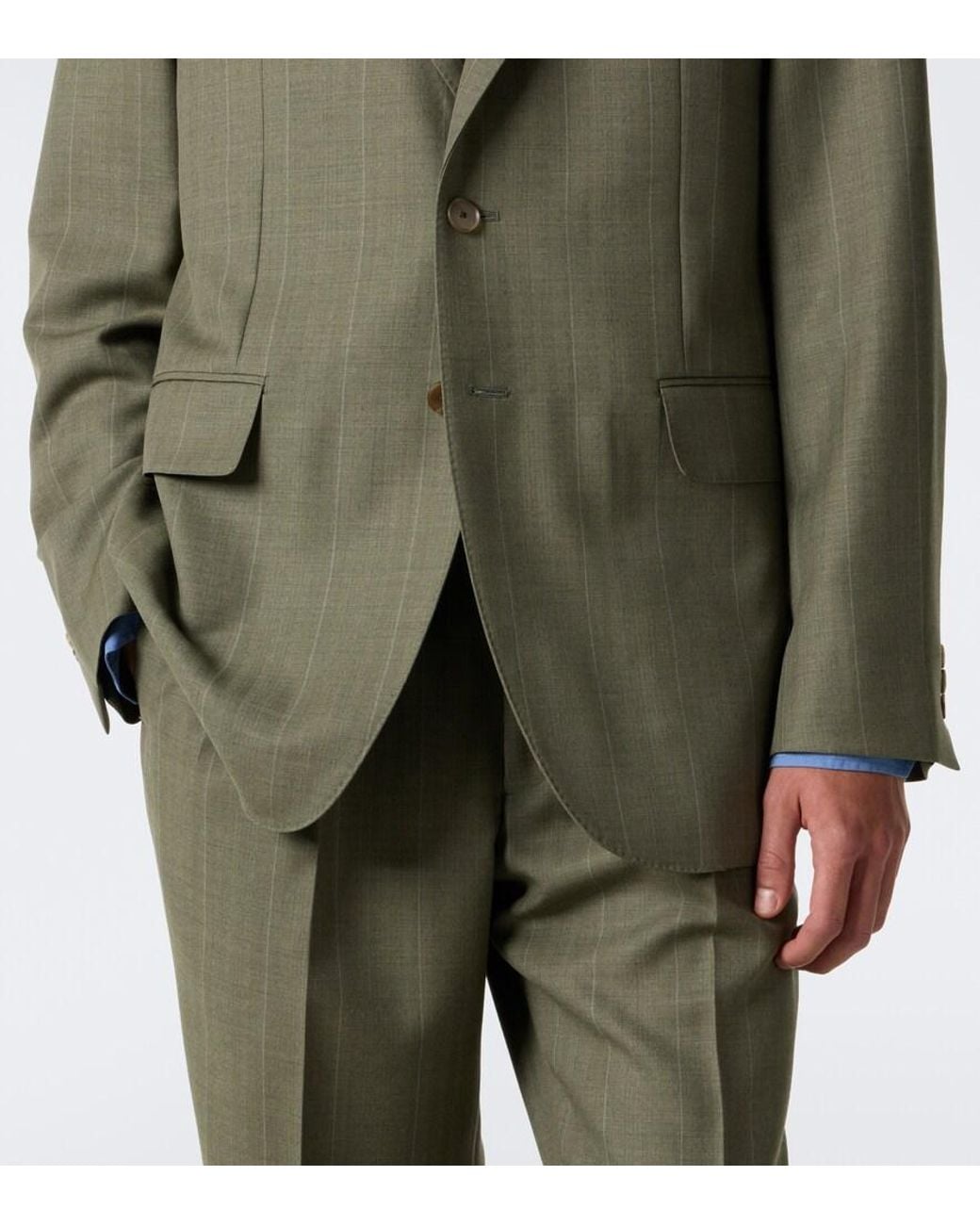 Blazer di Auralee in Green da Uomo