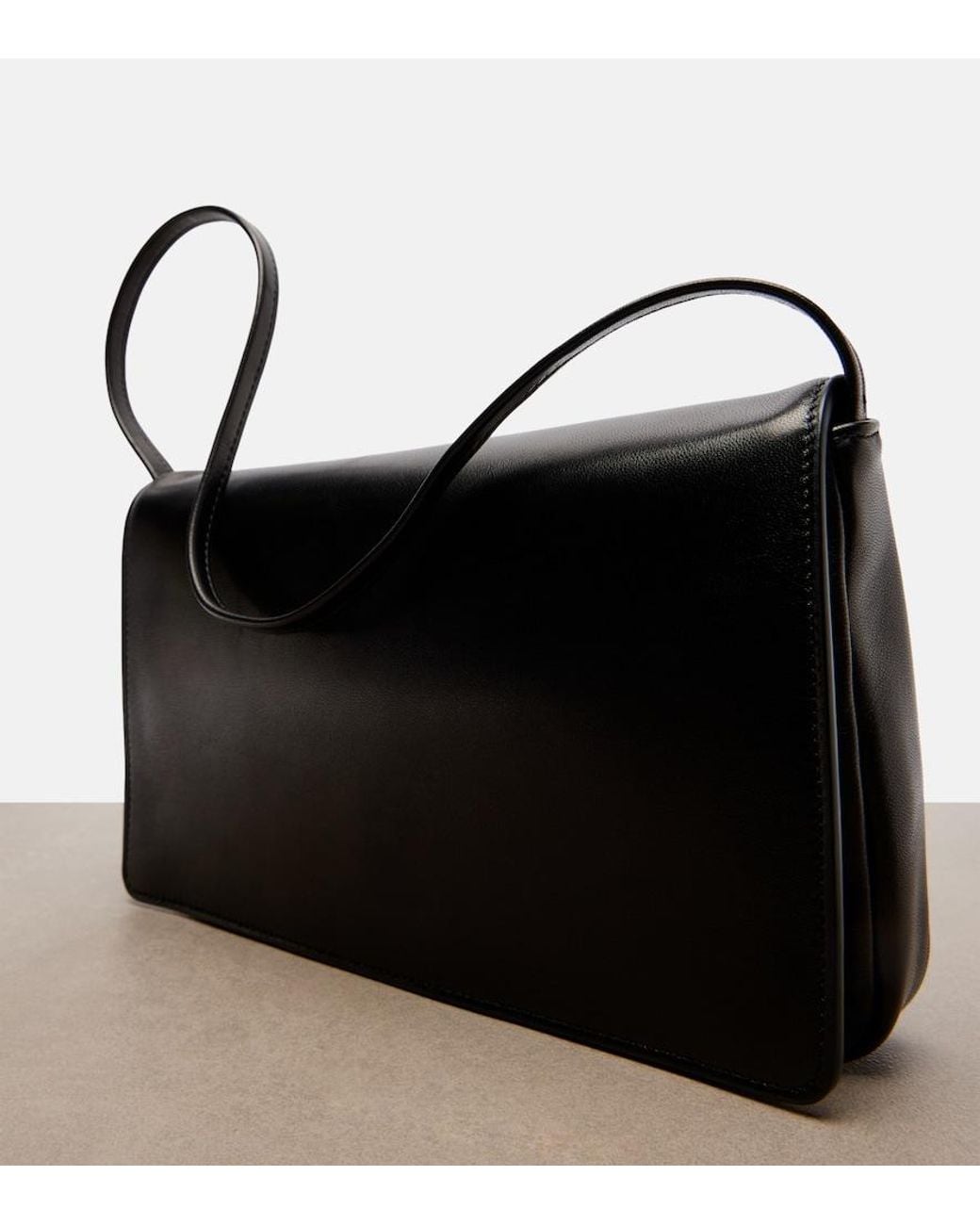 The Row Black Schultertasche Nuance Small Aus Leder