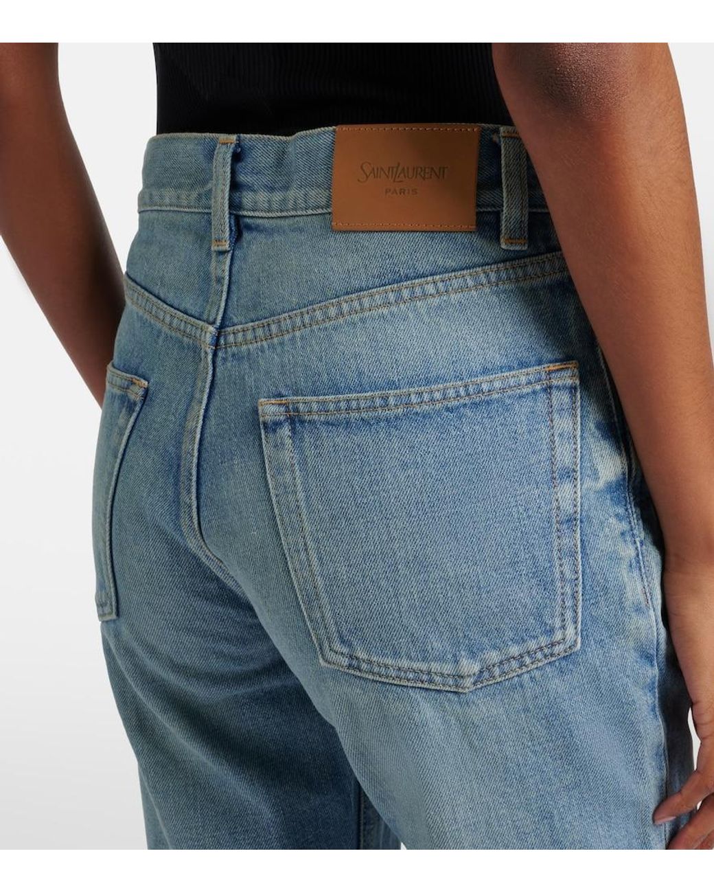 Saint Laurent Blue Slim Jeans