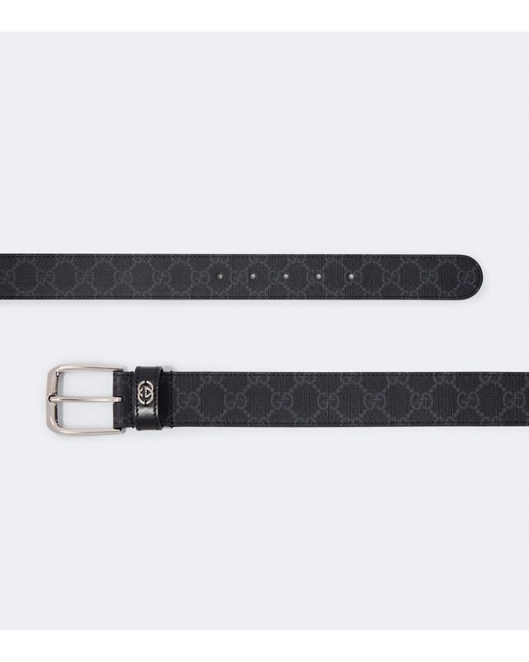 Gucci Gg Supreme Ledergürtel in Black für Herren