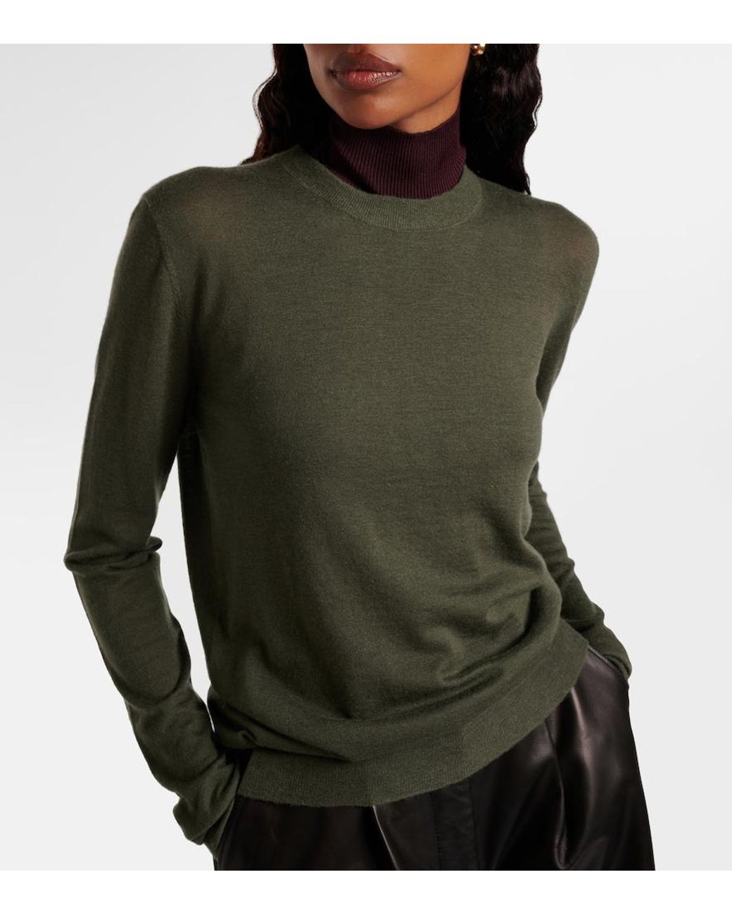 Pull En Cachemire Joseph en coloris Green