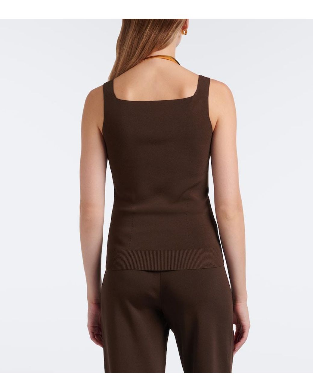 Joseph Brown Talos Knitted Tank Top