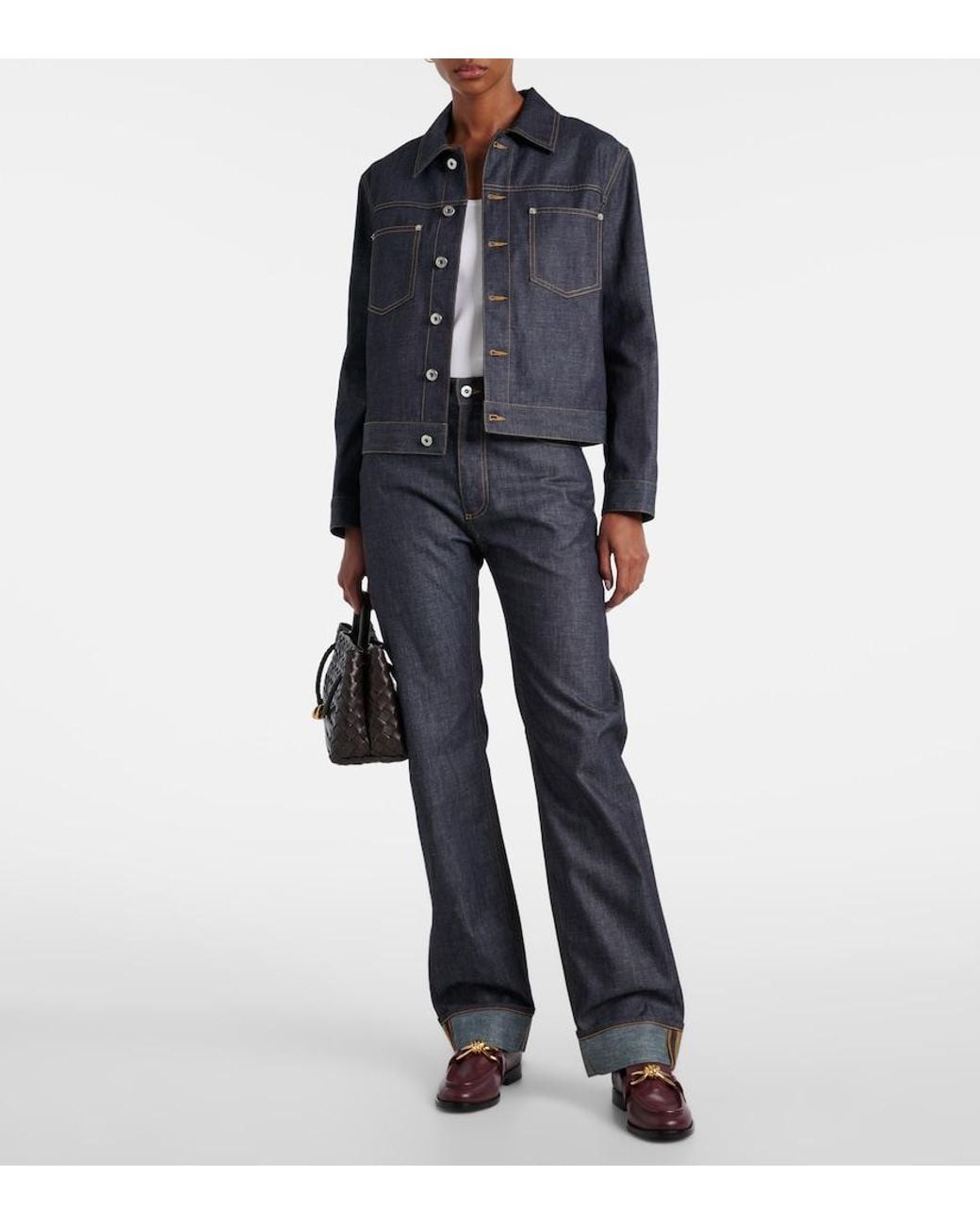 Bottega Veneta Blue Denim Jacket