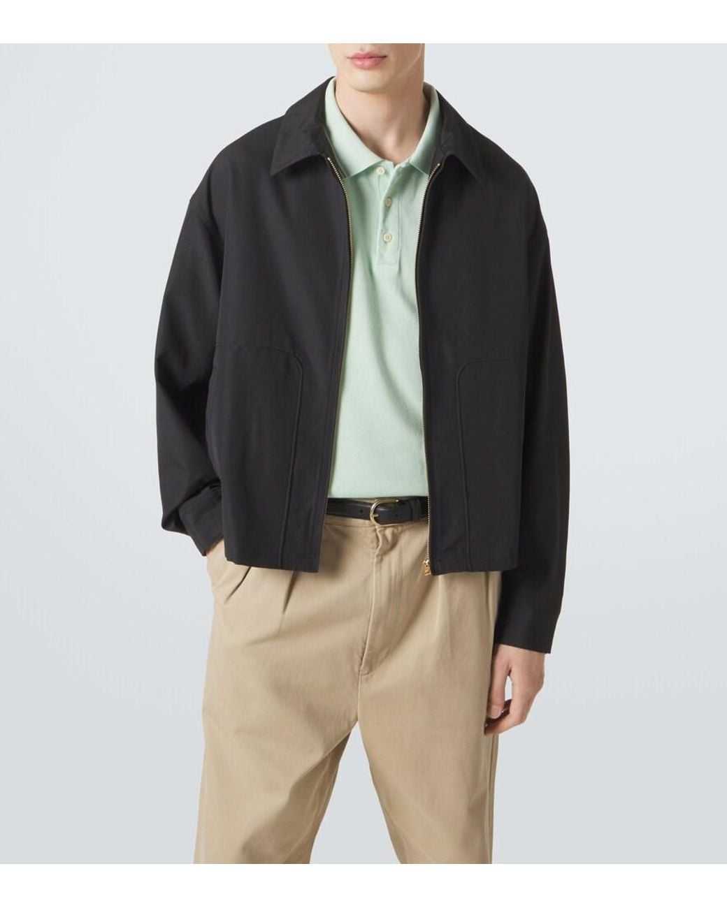 Visvim Blue Somer Silk And Wool Jacket for men