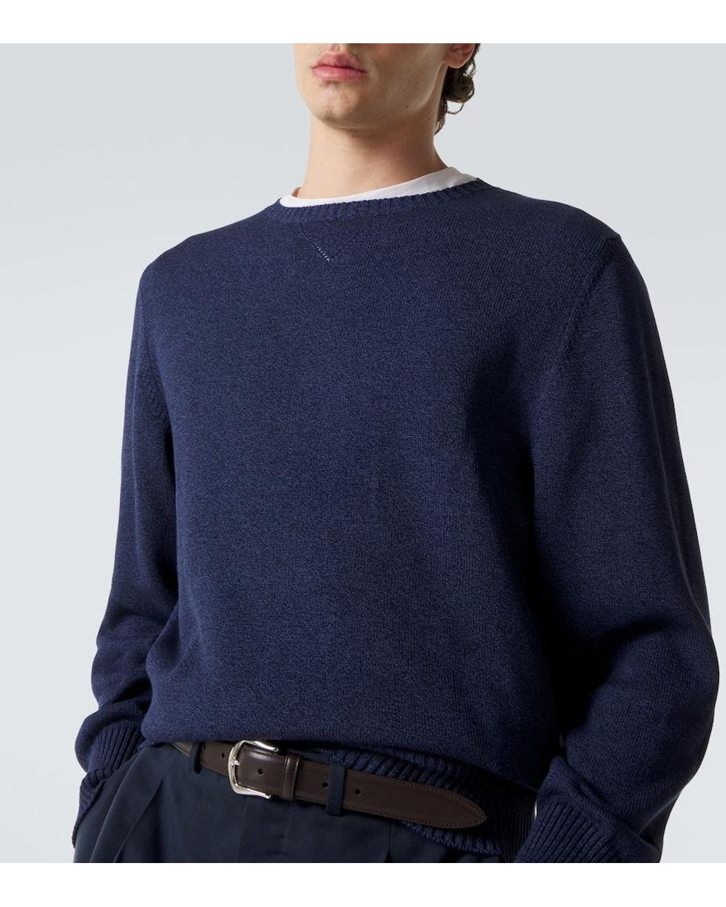 STÒFFA Pullover Aus Baumwolle in Blue für Herren