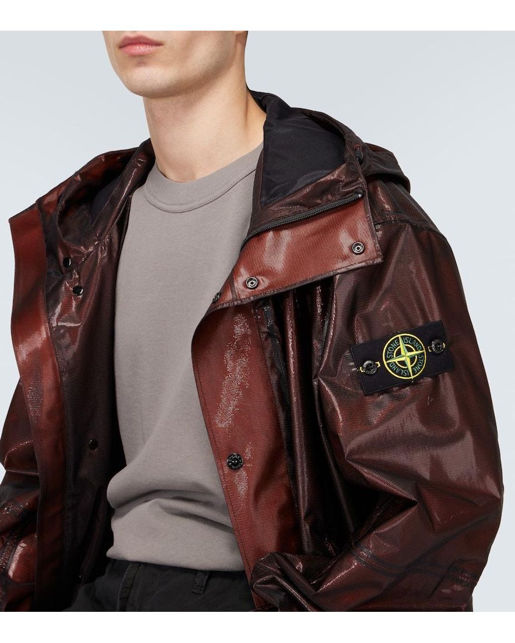 Coat with compass logo discount