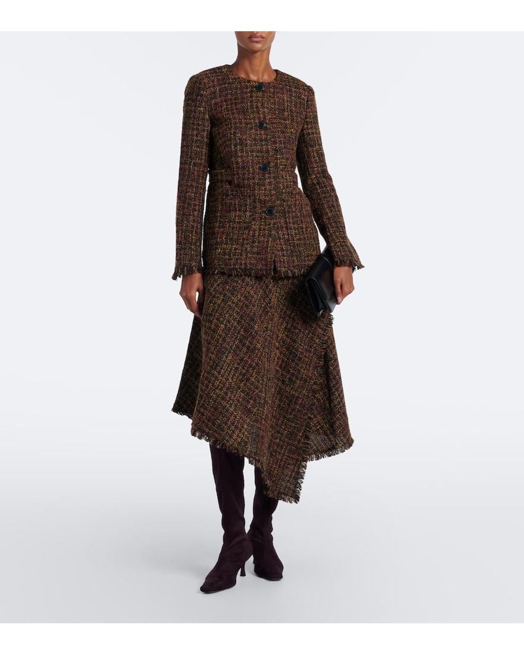 Proenza Schouler Purple Suede Over-The-Knee Boots