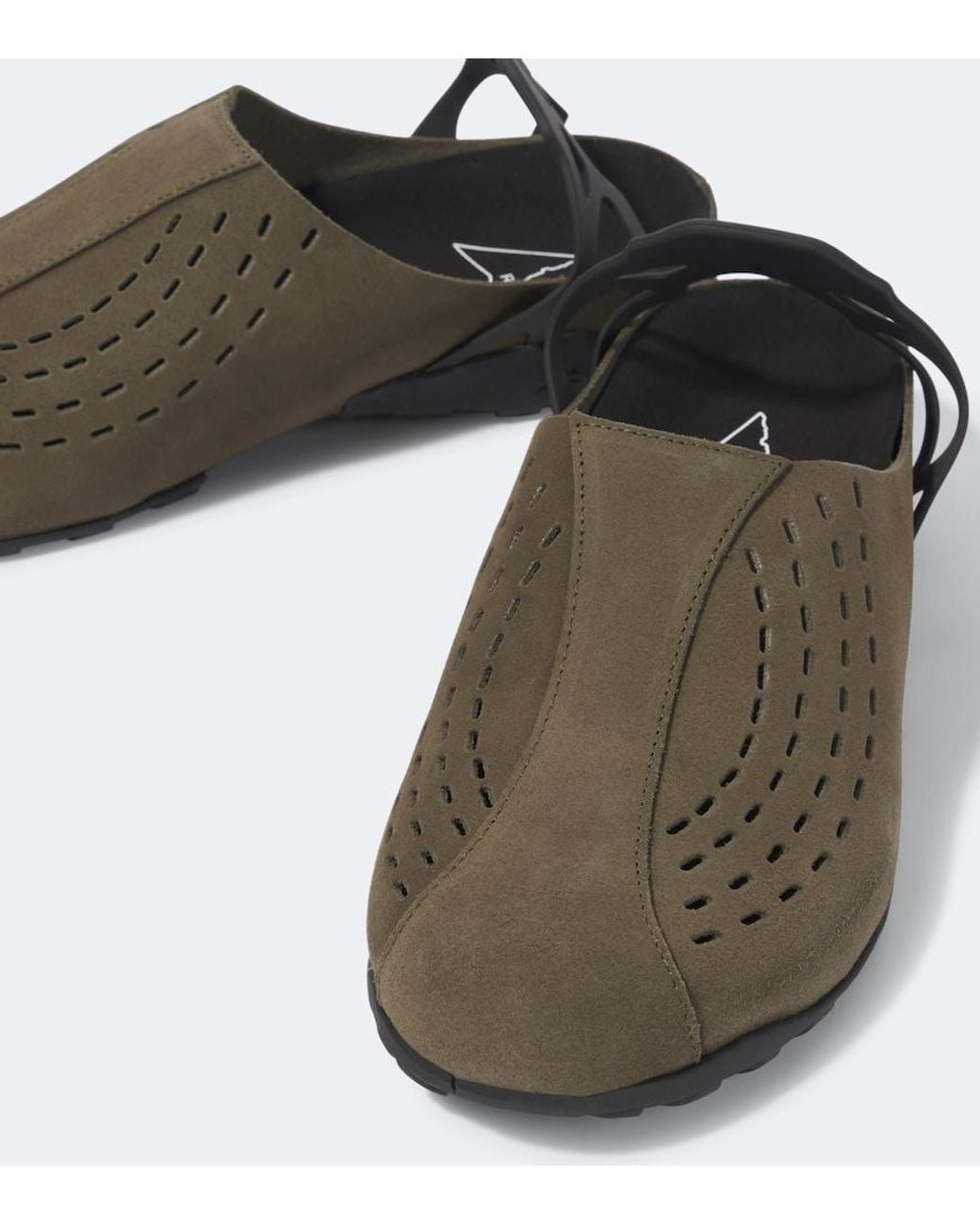 Roa Brown Fedaia Leather Mules for men