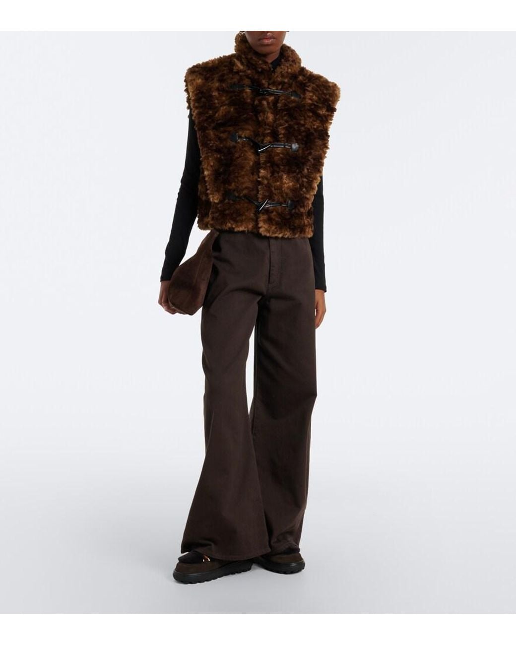 Bogner Black Chamonix Shearling And Suede Snow Boots