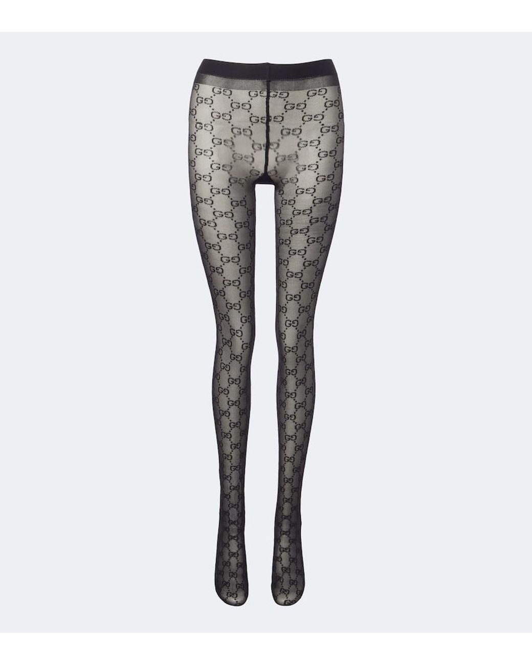 Gucci Gray Gg Tights