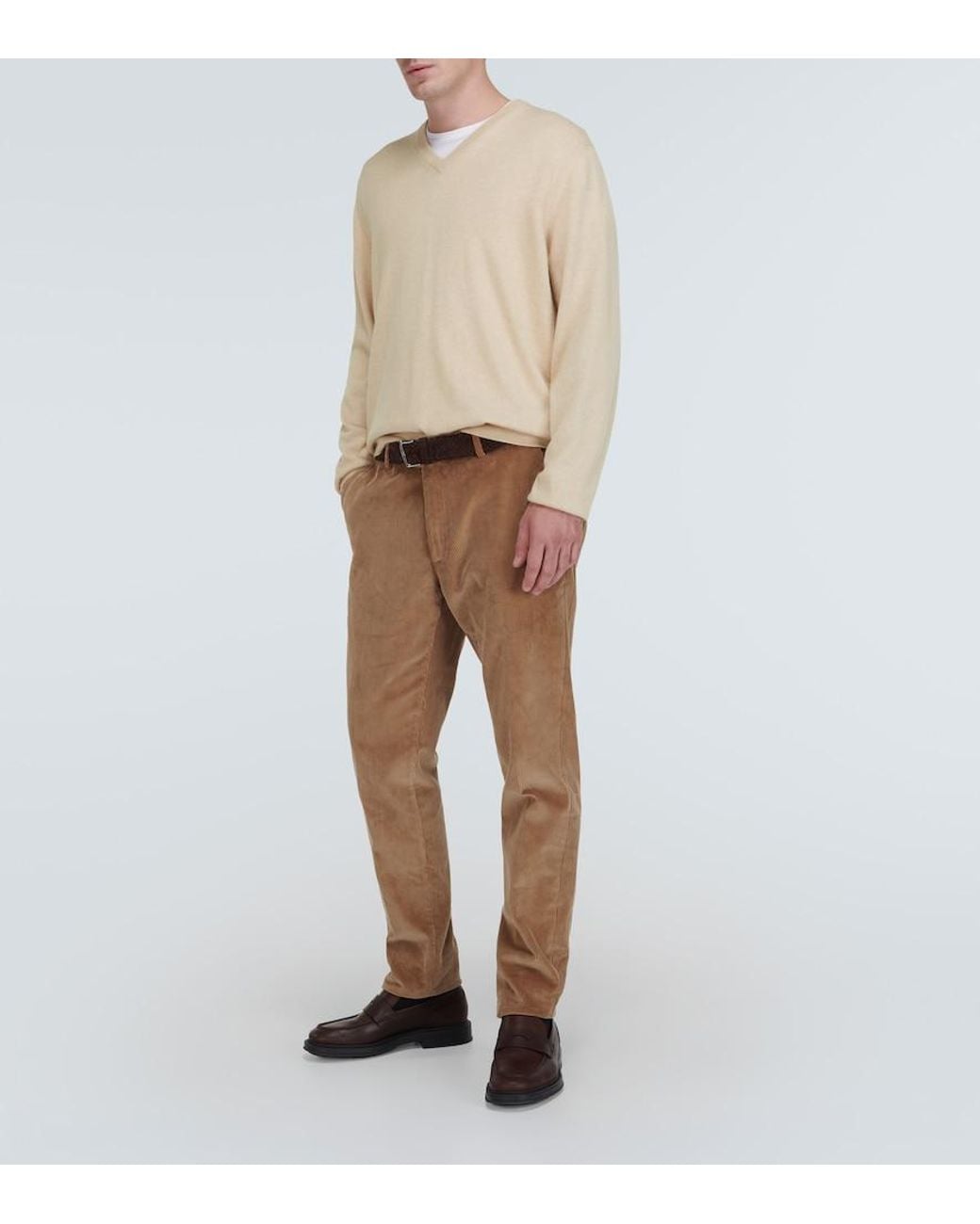 Loro Piana Natural Cashmere Sweater for men