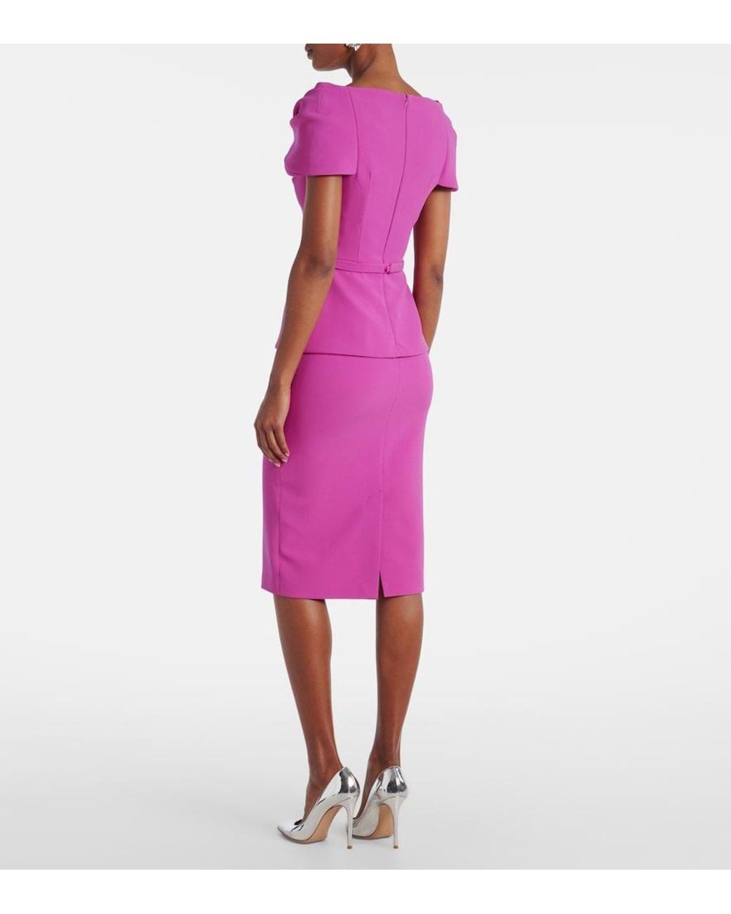 Robe Midi Safiyaa en coloris Pink