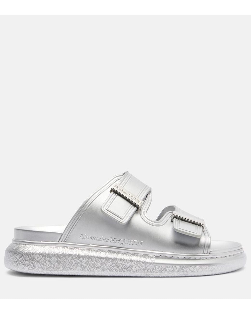 McQueen Metallic Hybrid Sandals