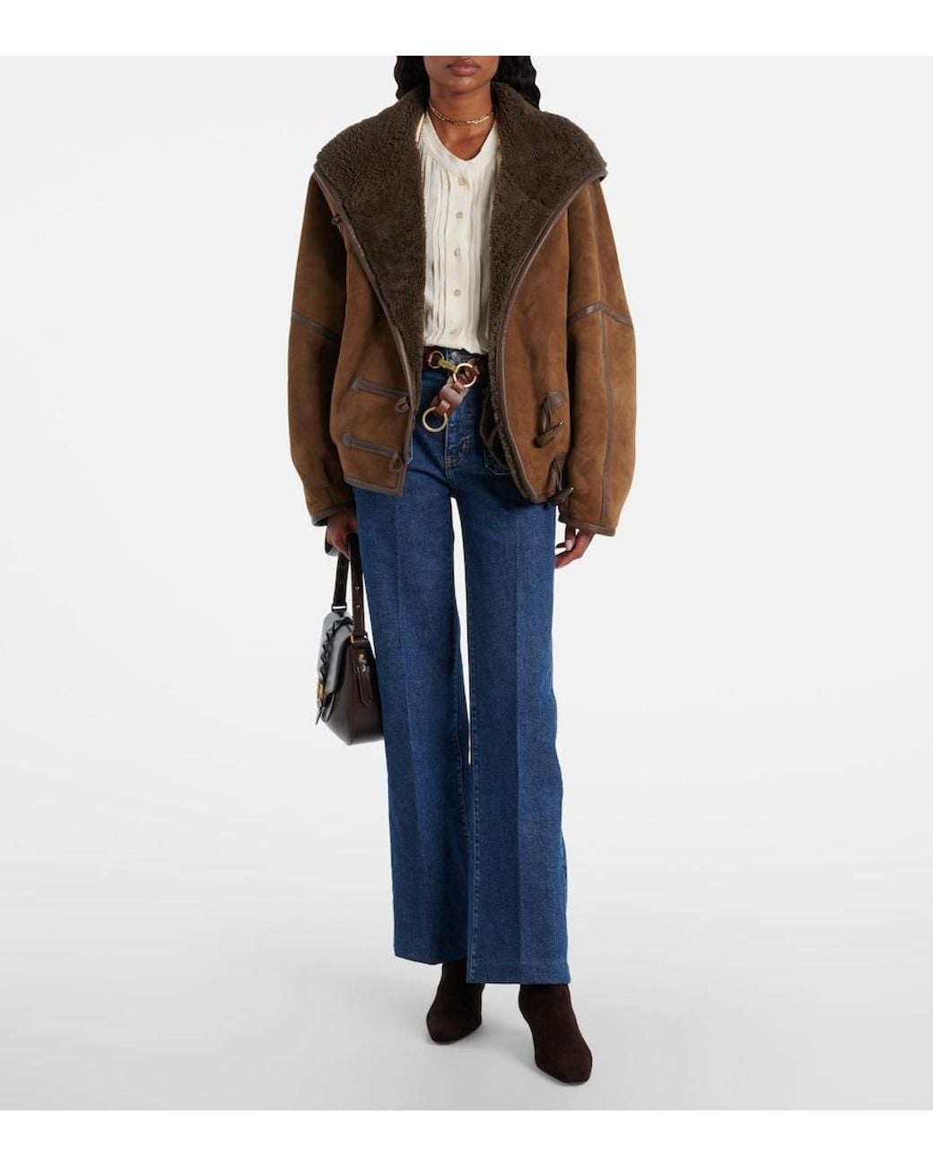 FRAME Blue Refined Saturn Straight Jeans