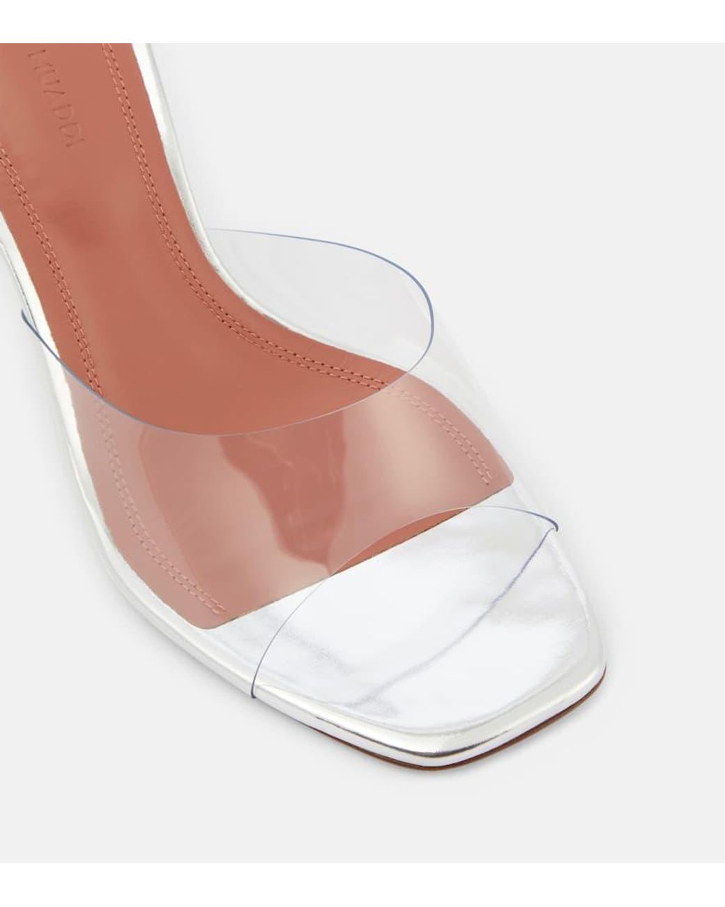 AMINA MUADDI White Lupita Leather Mules