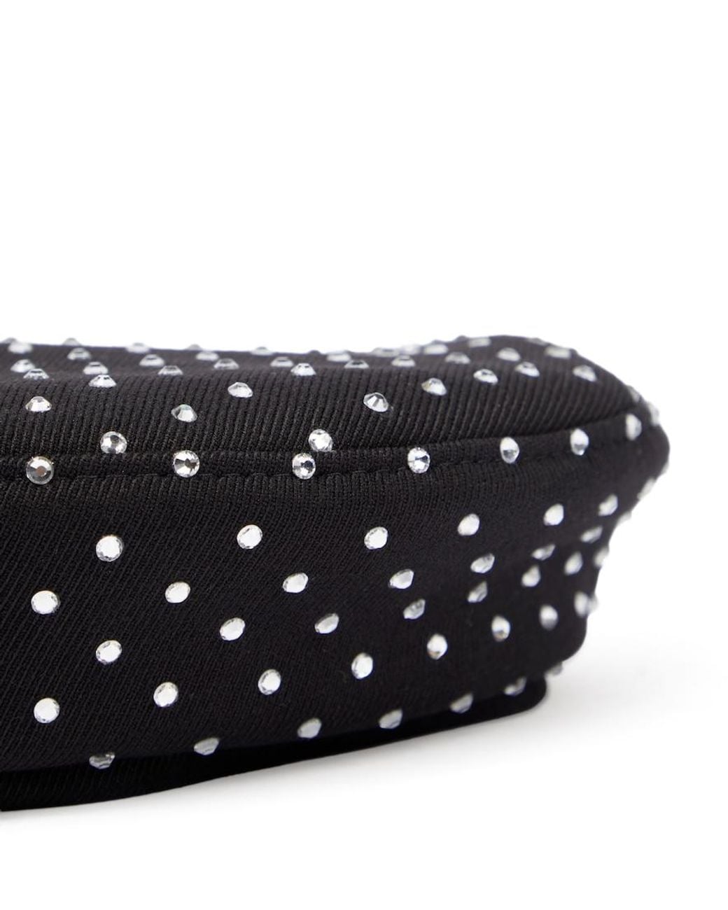 Ruslan Baginskiy Black Beanie Embellished Twill Beret