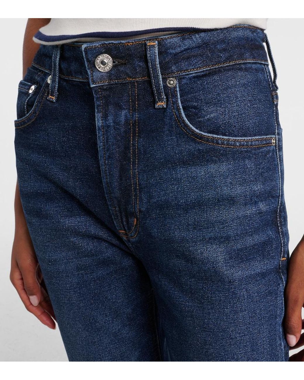 Citizens of Humanity Blue Zurie Straight Jeans