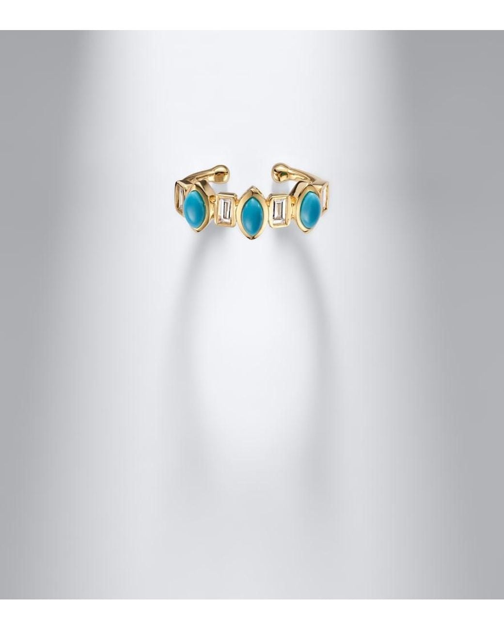 SHAY Blue Riviera 18Kt Ear Cuff With And Diamonds