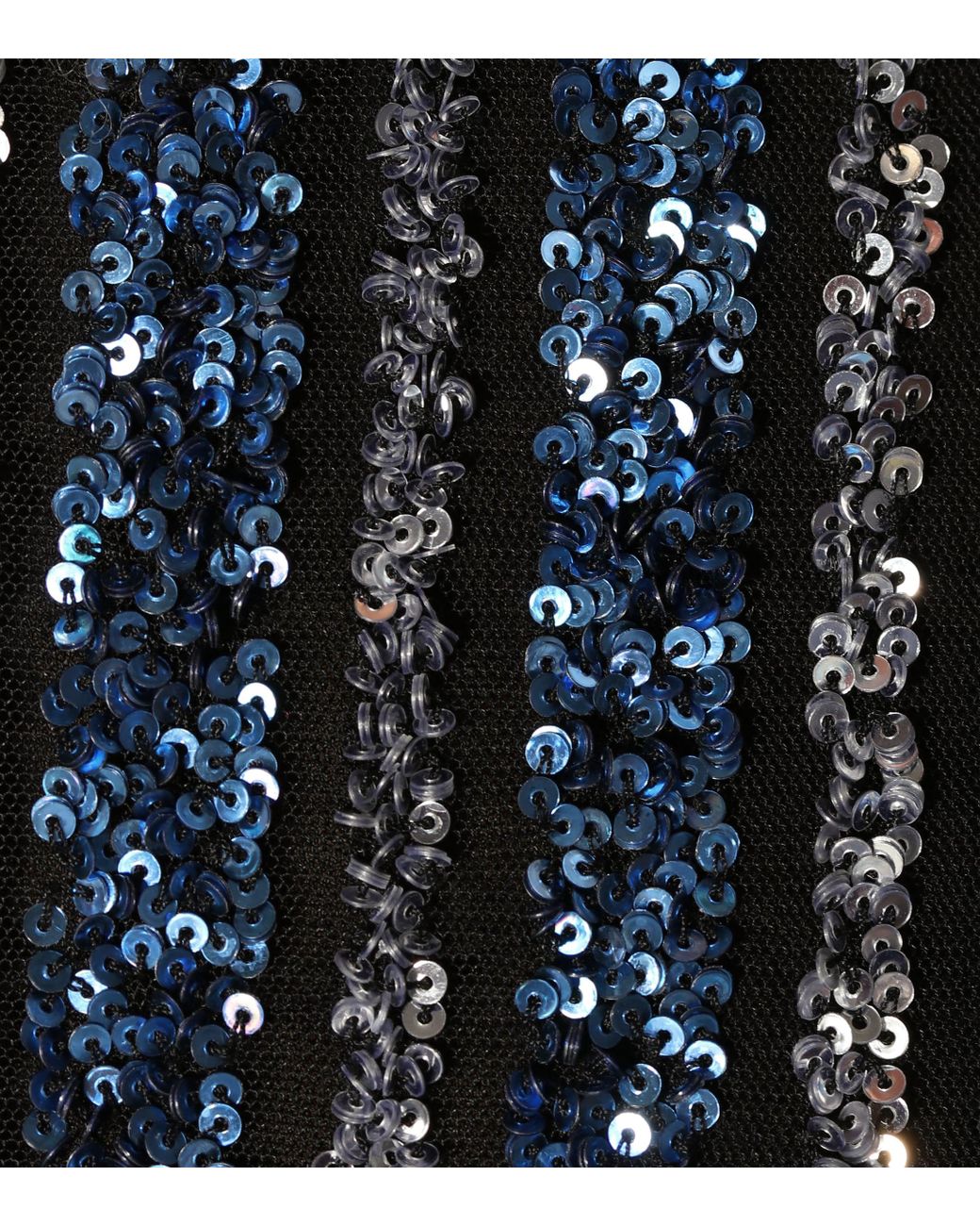 ganni blue sequin dress Ganni Light Sequins Midi Dress main image 0