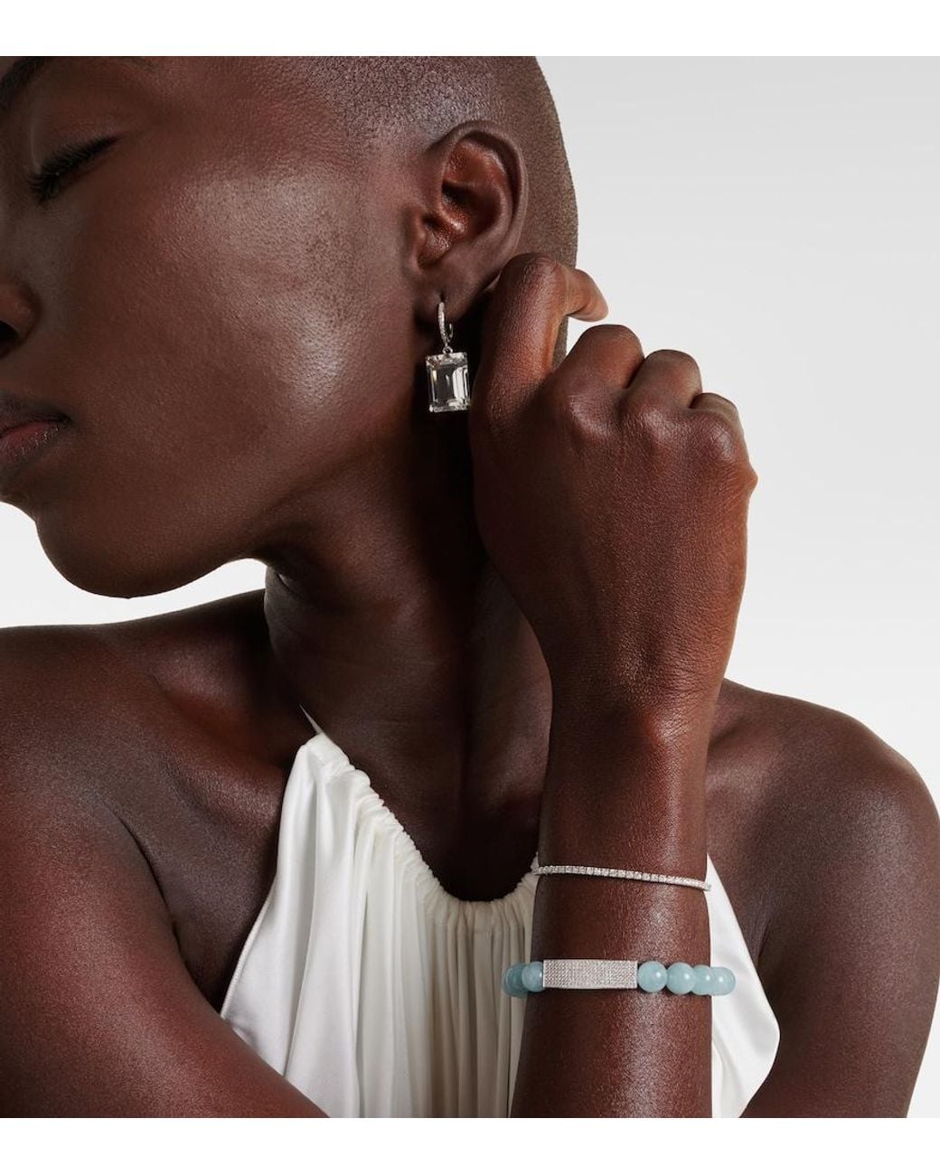 Sydney Evan Natural Tennis 14Kt Bracelet