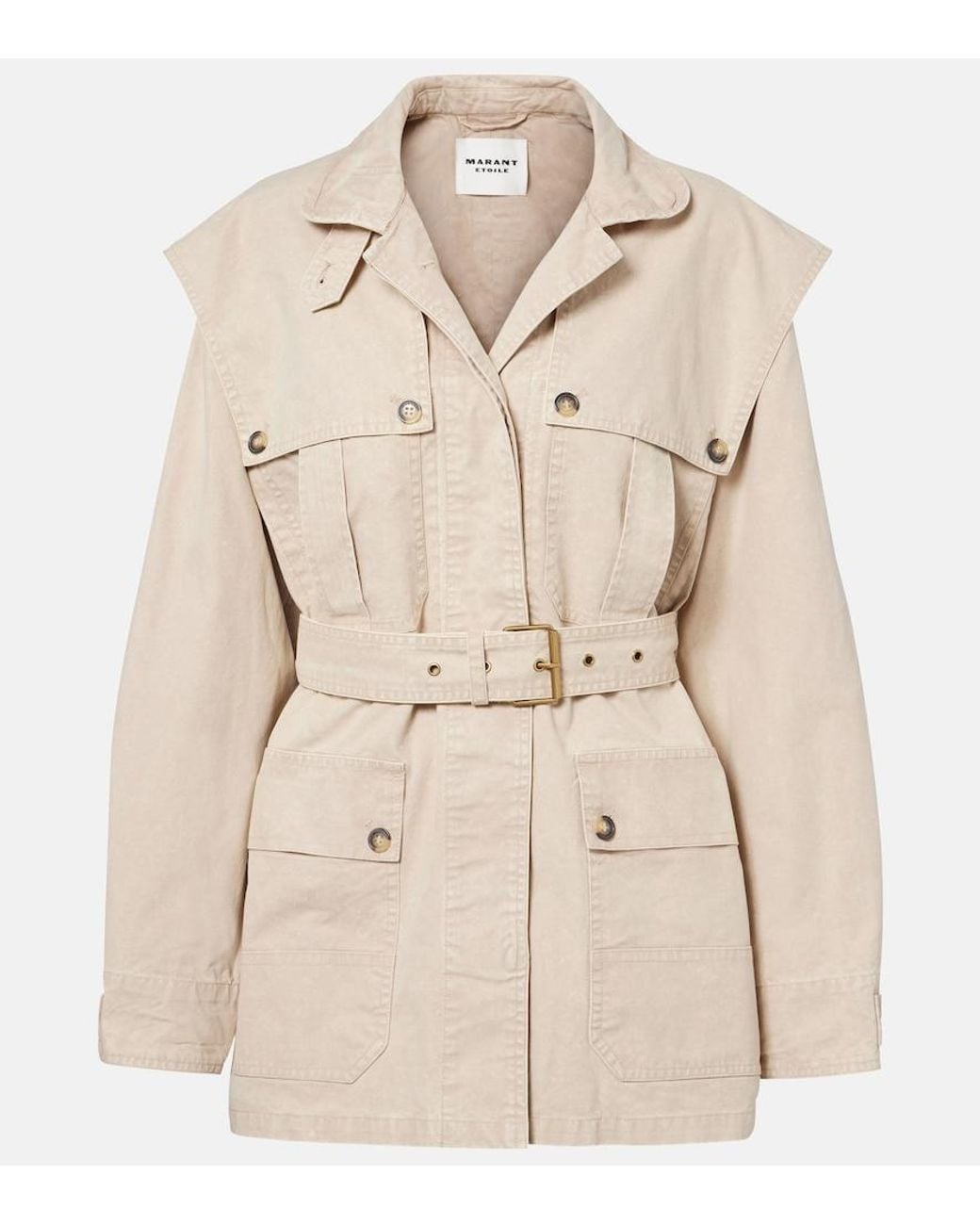 Isabel Marant Natural Malika Cotton Jacket