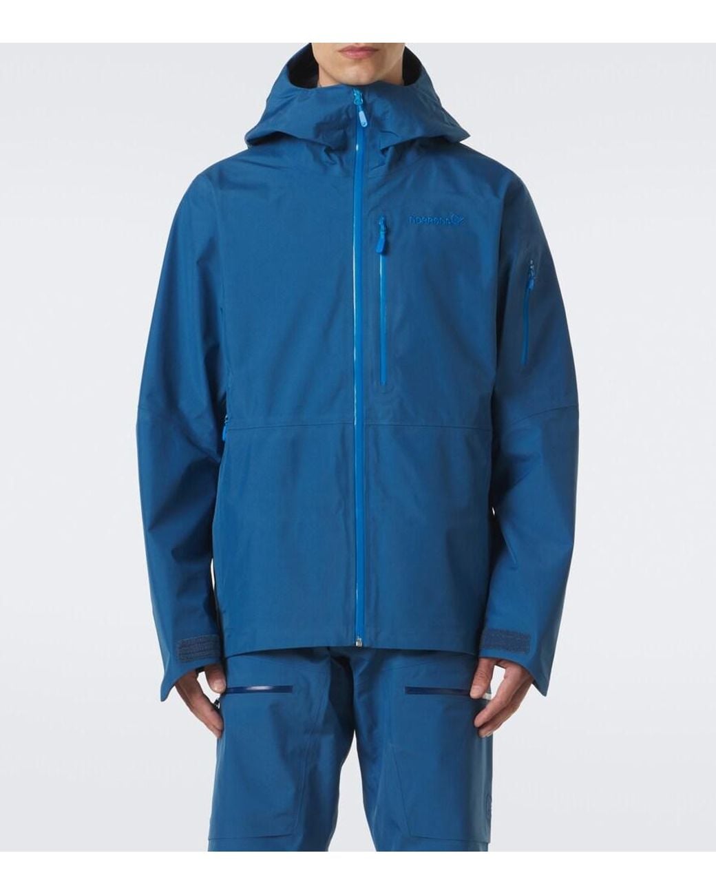 Norrona Blue Lofoten Gore-Tex Ski Jacket for men