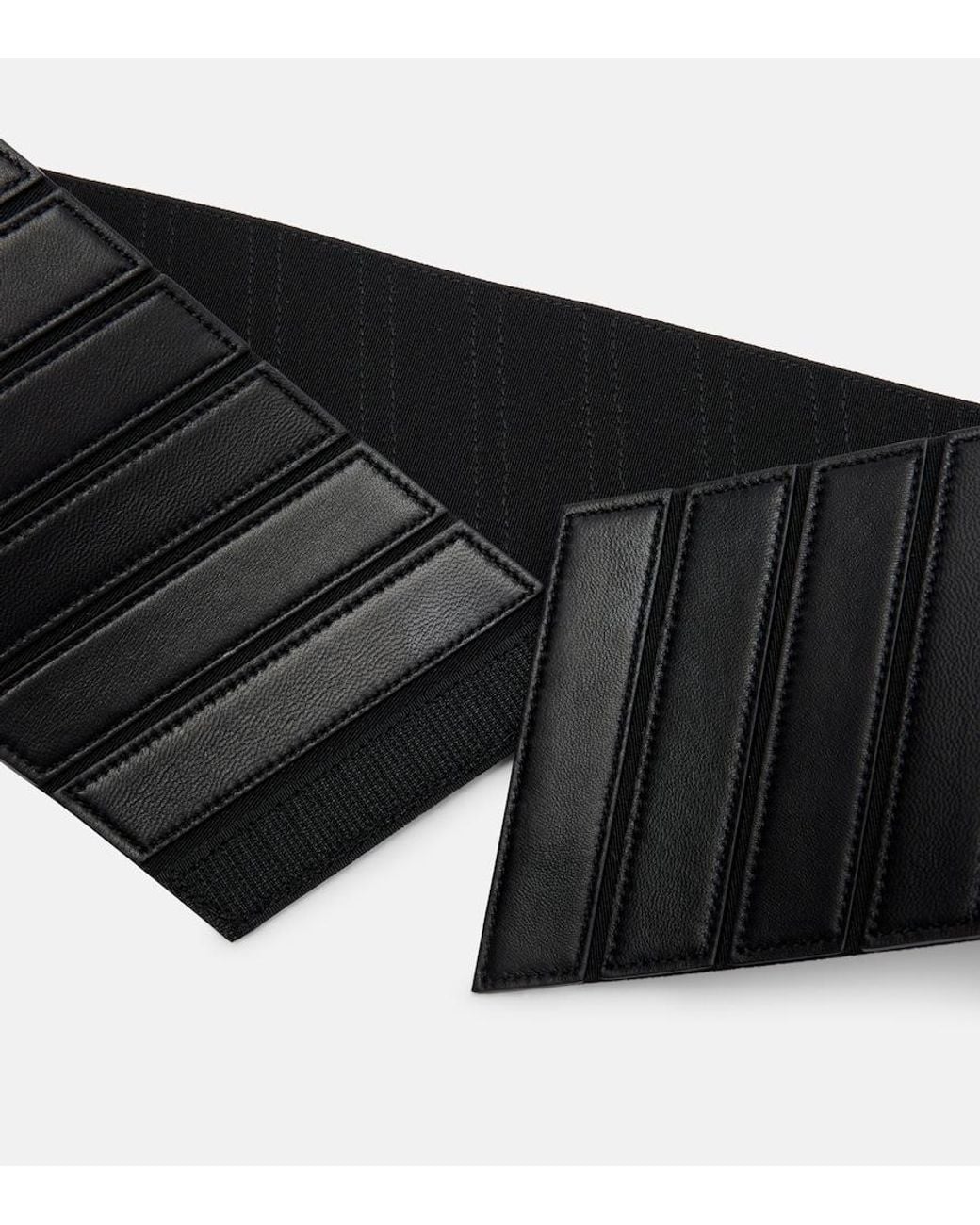 Alaïa Black Leather Belt