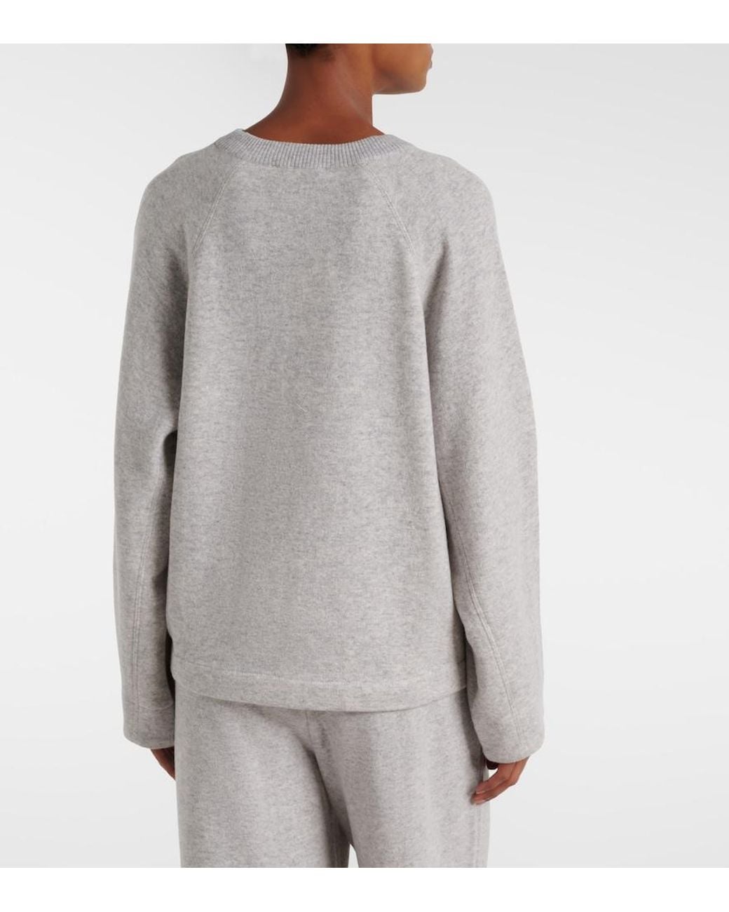 Max Mara Gray Aere Cashmere And Wool Sweater
