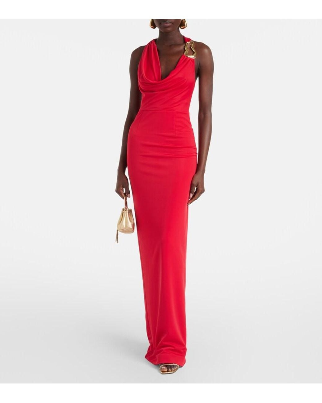 Rebecca Vallance Red Carmine Gown