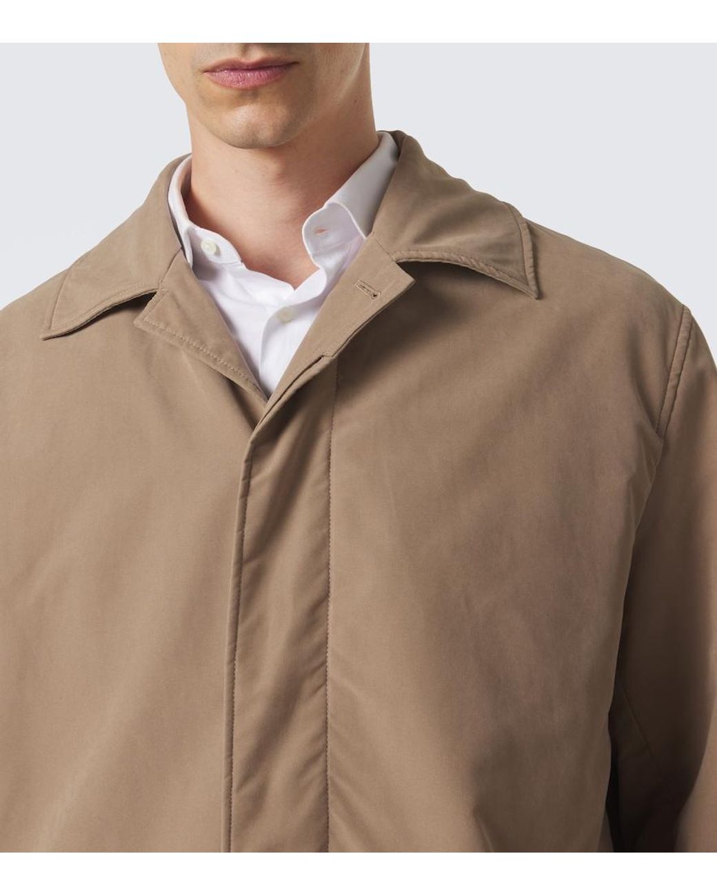 Kiton Trenchcoat in Natural für Herren