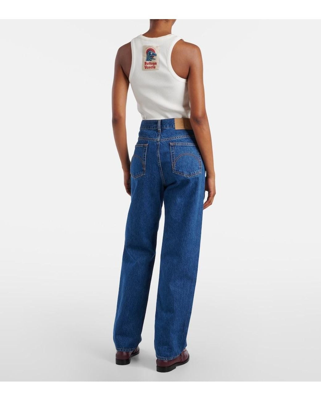 Blazé Milano Blue Paso Mid-Rise Straight Jeans