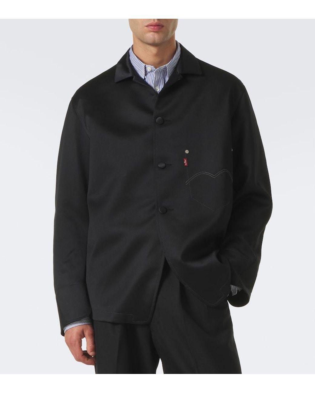 Junya Watanabe Black X Levi's Wool Jacket for men