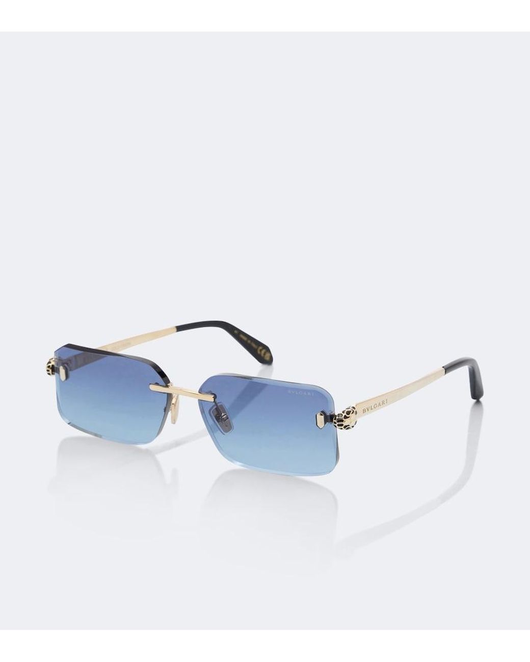 BVLGARI Blue Serpenti Forever Rectangular Sunglasses