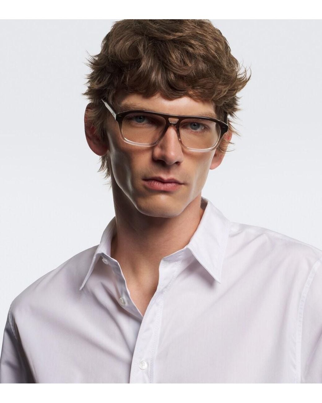Dior Metallic Dioribbono A1I Pilot Glasses for men