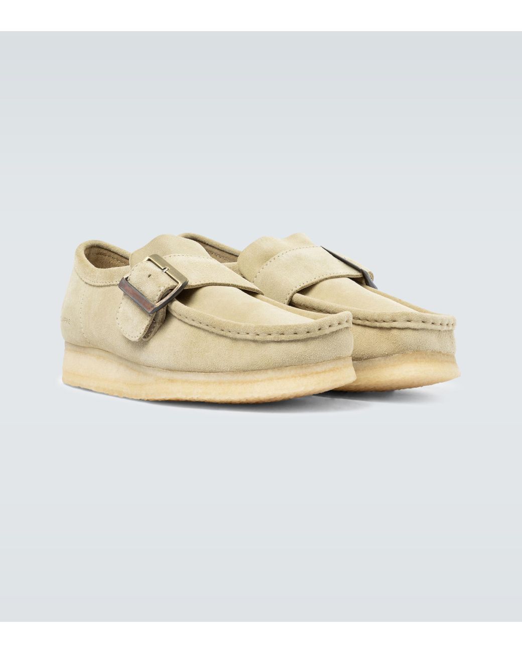 clarks wallabee monk strap