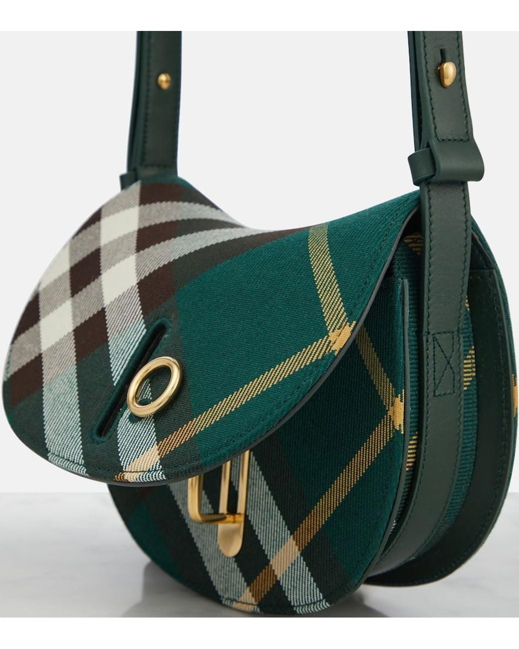 Burberry Green Rocking Horse Mini Shoulder Bag