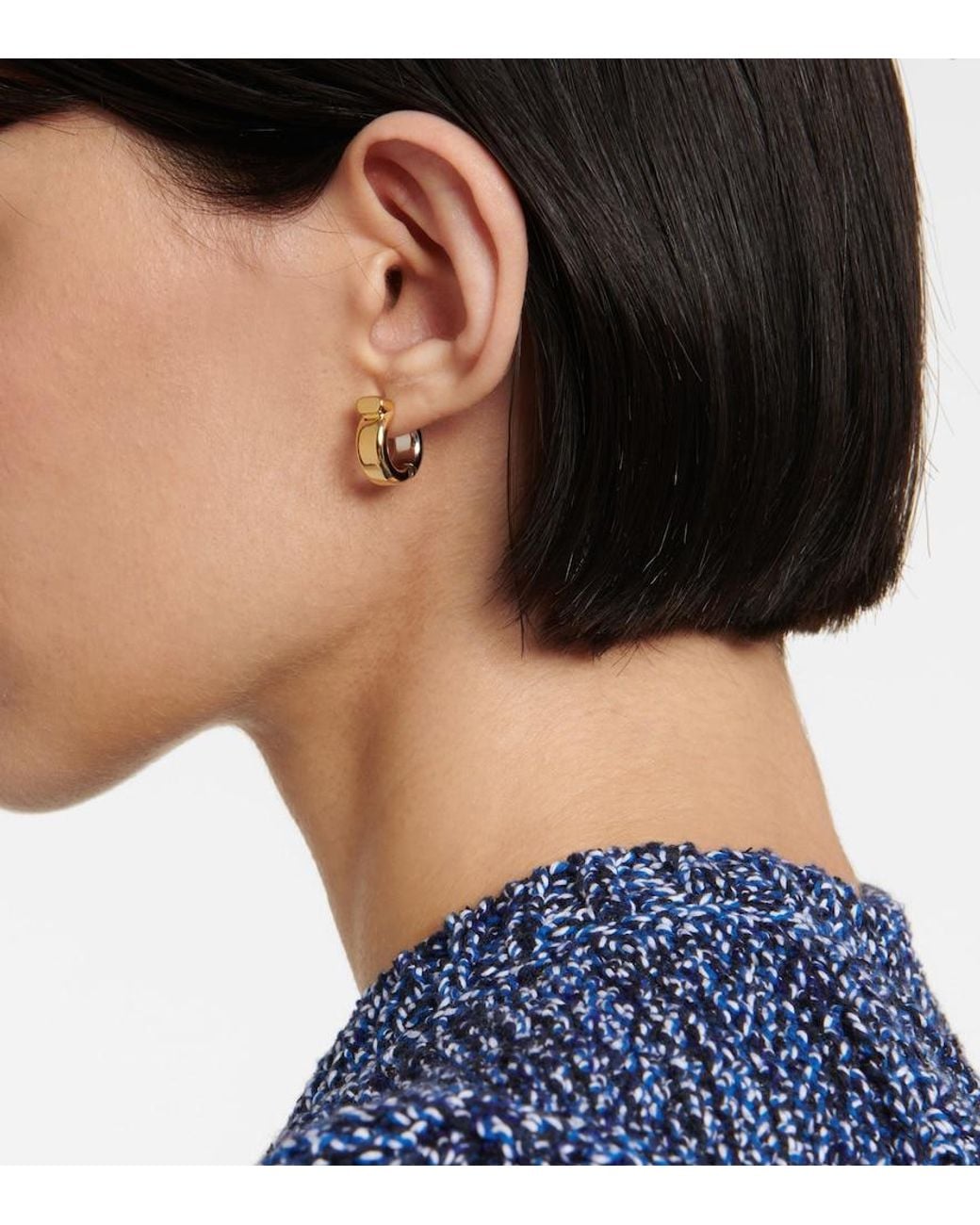 Ferragamo Metallic Gancio Earrings