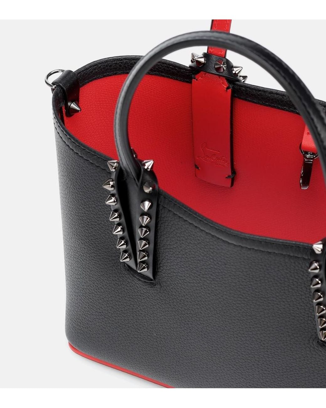 Christian Louboutin Black Mini Cabata Tote Bag