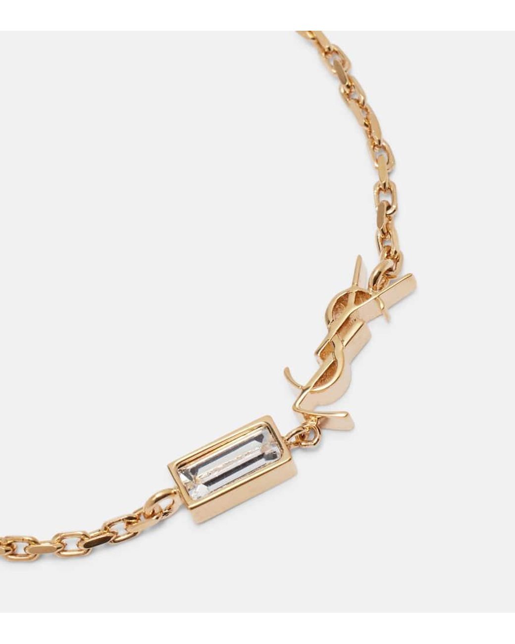 Pulsera Cassandre Saint Laurent de color Metallic