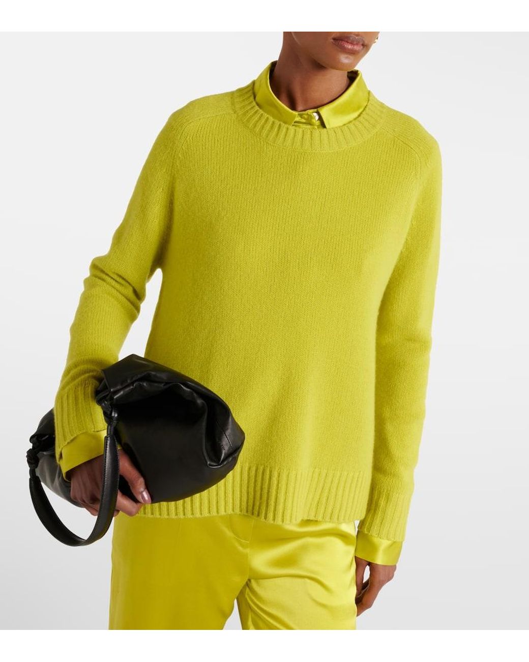 Joseph Yellow Pullover Aus Kaschmir