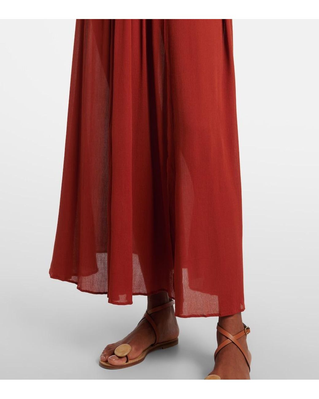Poupette Red Colette Maxi Dress
