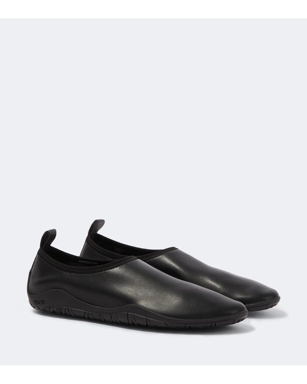 Jil Sander Black Elbe Slip-On Shoes for men