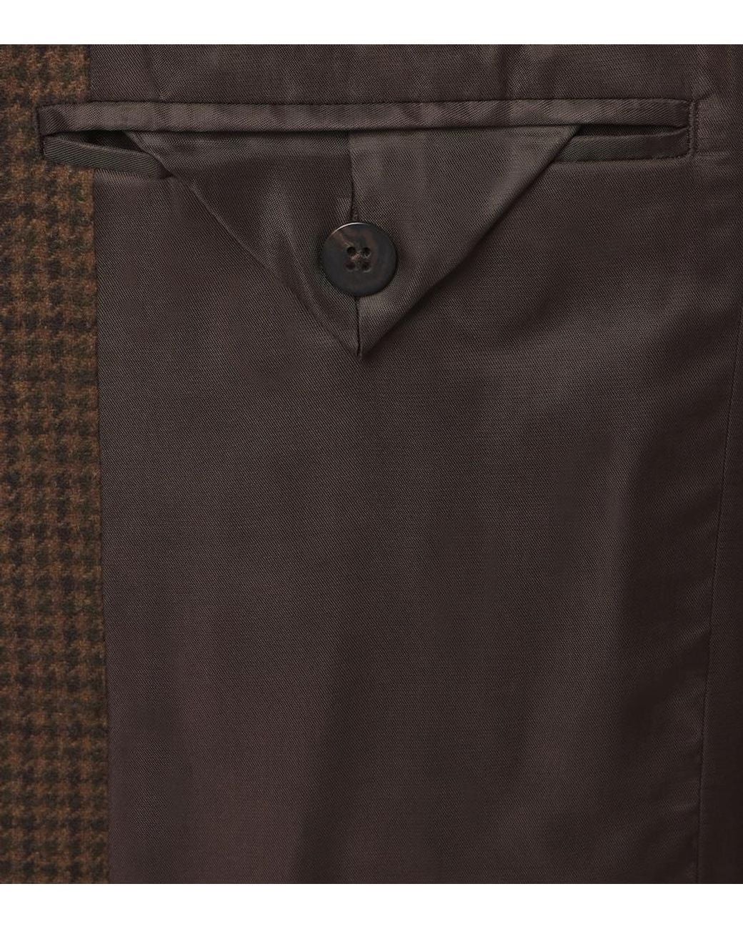 Polo Ralph Lauren Brown Checked Wool-Blend Blazer for men