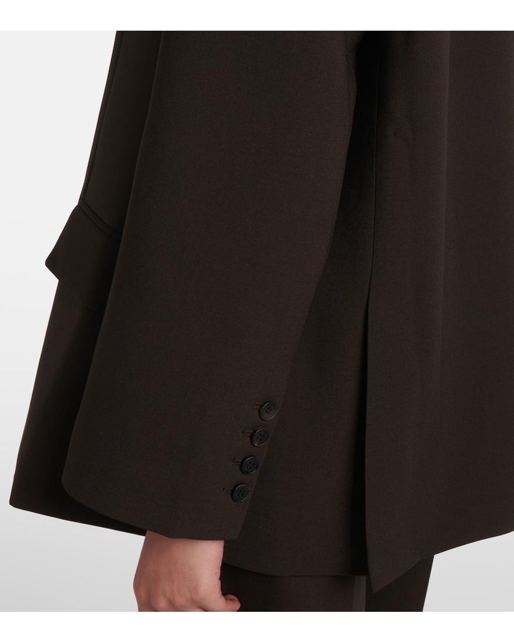 Frankie Shop Brown Bea Oversized Blazer