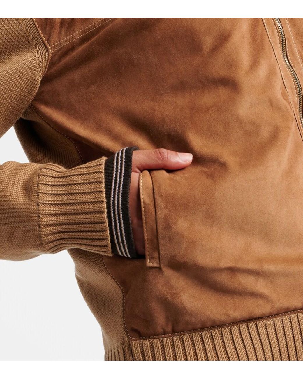 Miu Miu Brown Leather Jacket