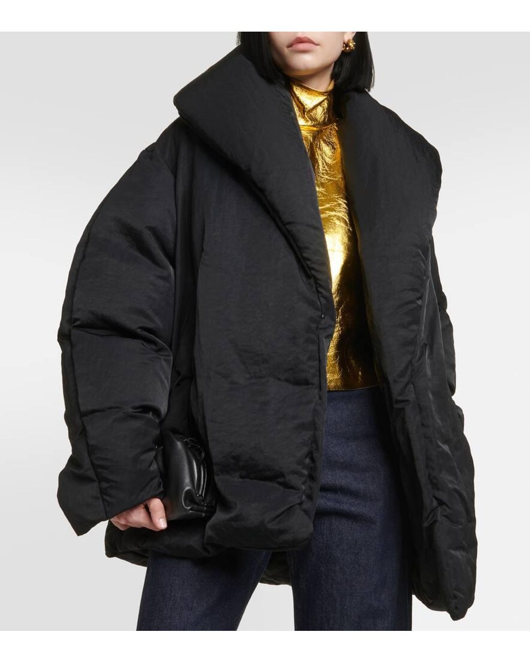 Dries Van Noten Voltaire Oversized Puffer Jacket in Blue | Lyst